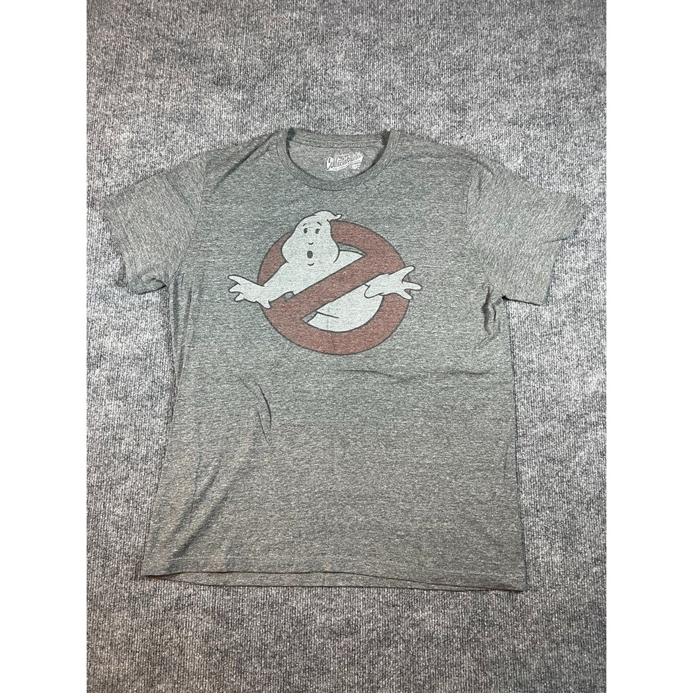 Old Navy Retro Ghostbusters Logo T Shirt Gray Medium M